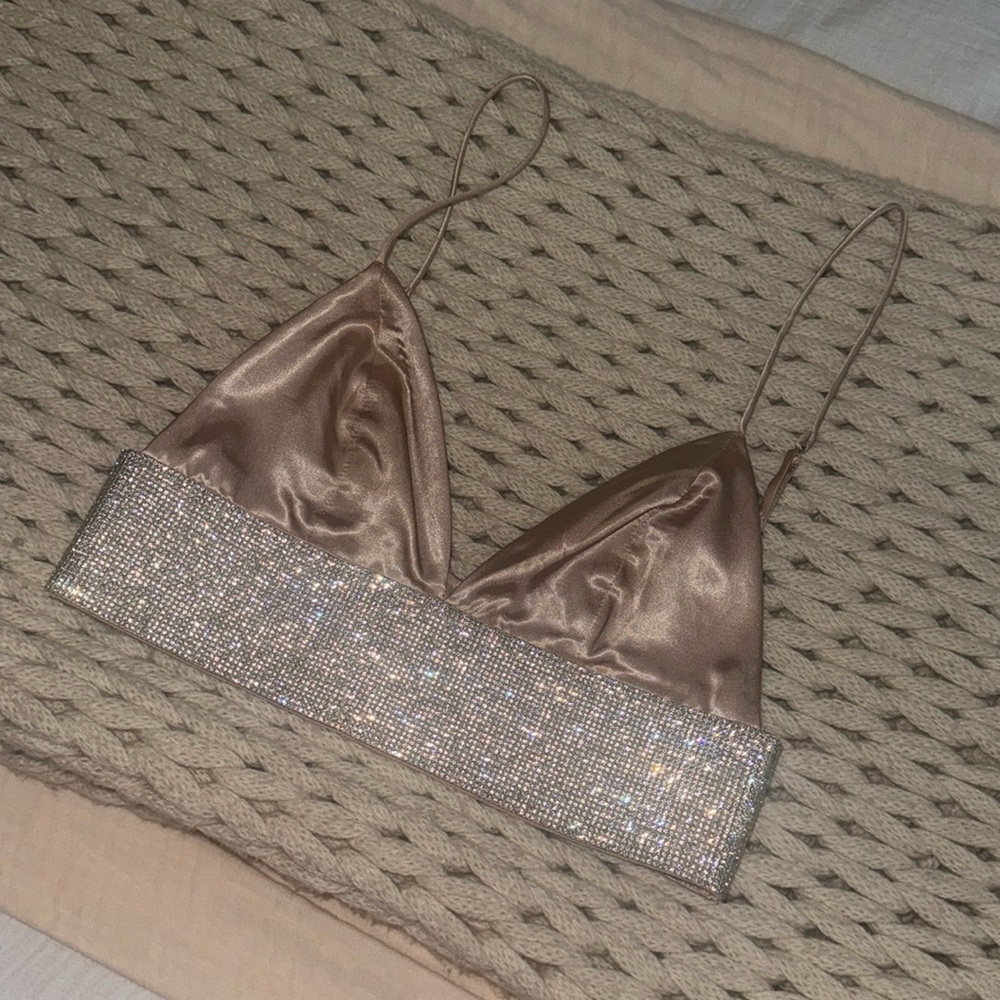 Meshki Diamanté Bralette Top